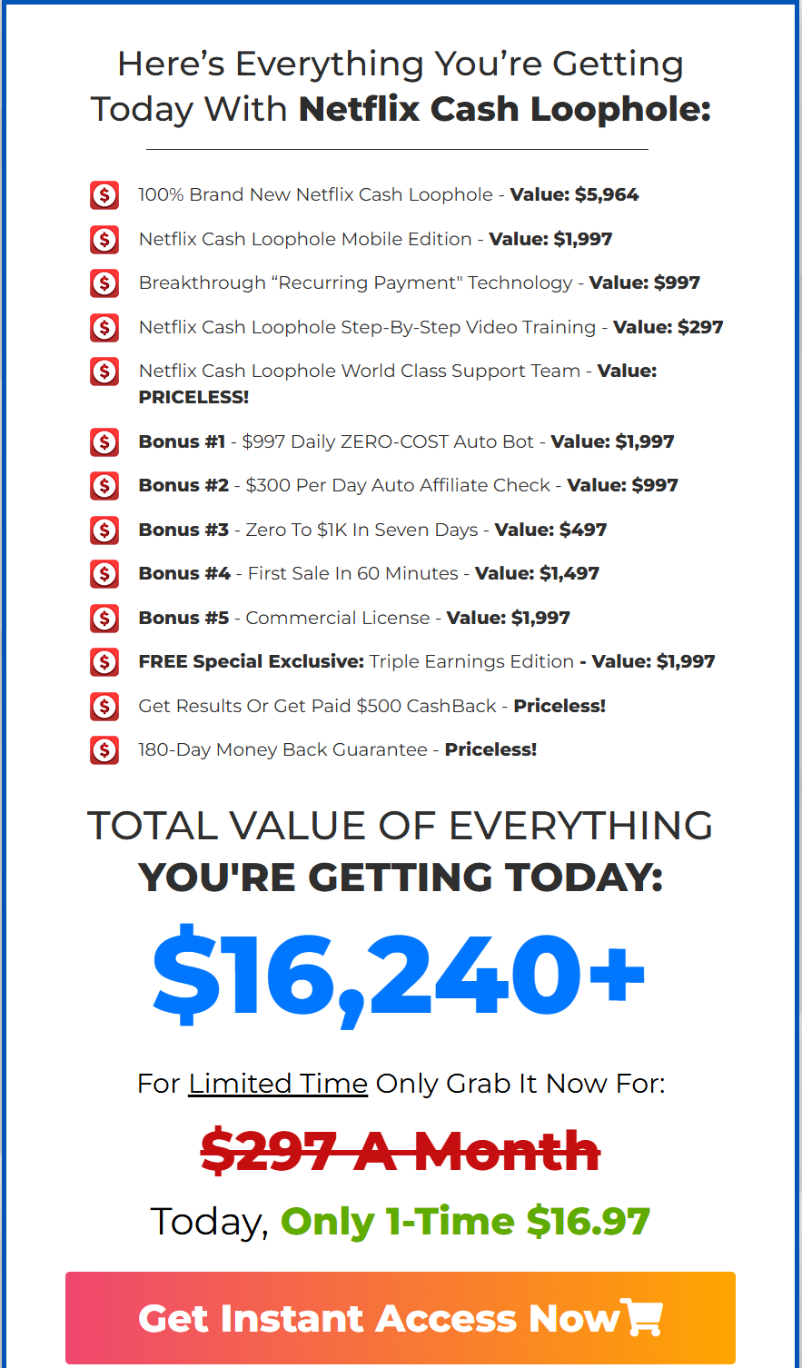 netflixcashloophole-pricing